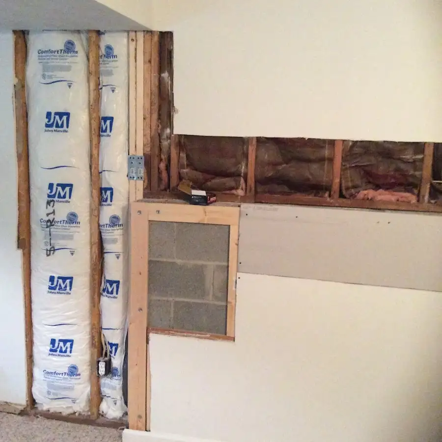 Wall insulation replacement during Structural Drying in College Place